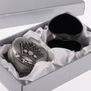 Pack of 2 Alloy Heart Crown My First Tooth Curl Save Box Keepsake Gift With Box