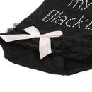 Set Of Baby Bodysuit Newborn Romper Playsuit Dress Outfit Black 100cm