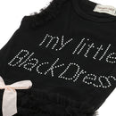 Set Of Baby Bodysuit Newborn Romper Playsuit Dress Outfit Black 100cm