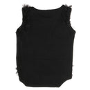 Set Of Baby Bodysuit Newborn Romper Playsuit Dress Outfit Black 90cm
