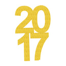 20pcs Novelty Glitter 2017 Wood Cake Toppers Food Picks Party Decoration