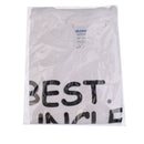 Best Uncle Ever Birthday Holiday Gift Saying Slogan Cotton Mens T-shirt XL