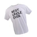 Best Uncle Ever Birthday Holiday Gift Saying Slogan Cotton Mens T-shirt XL