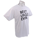 Best Uncle Ever Birthday Holiday Gift Saying Slogan Cotton Mens T-shirt XL