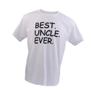 Best Uncle Ever Birthday Christmas Holiday Gift Saying Slogan White Shirt Pure Cotton Mens T-shirt
