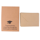 50pcs /Set Graduation Card Kraft Paper Place Cards Graduation Party Decor