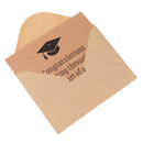 50pcs /Set Graduation Card Kraft Paper Place Cards Graduation Party Decor