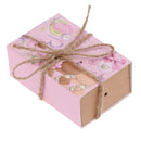 50Pcs Cute Paper Bear Baby Boy Girl Sweet Candy Boxes w/Rope Baby Shower Favors