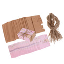 50Pcs Cute Paper Bear Baby Boy Girl Sweet Candy Boxes w/Rope Baby Shower Favors