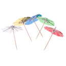 Approx.Pack of 144 Metallic Cocktail Parasol / Umbrella Picks Party Decorations