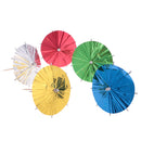 Approx.Pack of 144 Metallic Cocktail Parasol / Umbrella Picks Party Decorations
