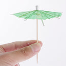 Approx.Pack of 144 Metallic Cocktail Parasol / Umbrella Picks Party Decorations