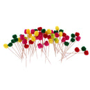 Approx.Pack of 50 Honeycomb Hawaiian Tropical Cocktail Party Fruit Umbrella Picks