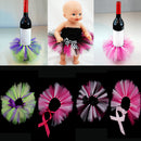 Handmade Tulle Wine Bottle Tutu Skirt Bottle Dress Up Wedding Cocktail Party Table Decor Accessory