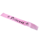 Birthday Princess Bachelorette Party Sash Pink