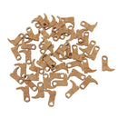 50 Piece Cowboy Boot Wooden Embellishments Crafts Embellishment for Wedding