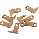 50 Piece Cowboy Boot Wooden Embellishments Crafts Embellishment for Wedding