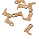 50 Piece Cowboy Boot Wooden Embellishments Crafts Embellishment for Wedding