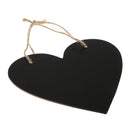 Wooden Blank Heart Shaped Wedding Hanging Decor Sign DIY Party Accessories