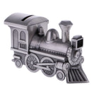 Vintage Alloy Metal Train Money Box Piggy Bank Coins Storage Saving Pot