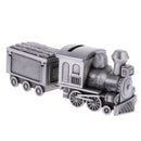 Stylish Alloy Metal Train Money Box Piggy Bank Coin Saving Pot Organizer