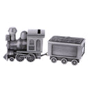 Stylish Alloy Metal Train Money Box Piggy Bank Coin Saving Pot Organizer