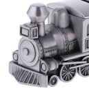 Stylish Alloy Metal Train Money Box Piggy Bank Coin Saving Pot Organizer