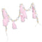 1.5m Wooden Beads Pink Tassel Hanging Garland Baby Bed Nursery Decoration