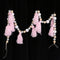 1.5m Wooden Beads Pink Tassel Hanging Garland Baby Bed Nursery Decoration