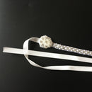 Silver Flower Sequin w/Feather Headband Hair Accessory1920s Gatsby Flapper