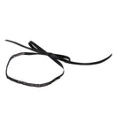 Black Long Satin Ribbon Beaded Headband Hair Band Headpiece Wedding Bridal