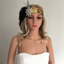 Glitter Lady Sequin Feather Headband Headpiece Hair Jewelry Costume