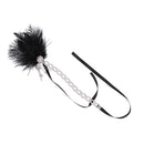 Crystal Chain Pearl Tassels Black Feather 1920s Headpiece Flapper Great Gatsby Headband Women Hair Accessory