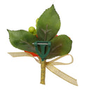 Wedding Groom Bride Bridesmaid Boutonniere Corsage Flower Wrist Flower Brooch Pin Ribbon Charms