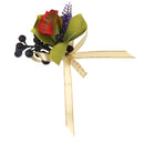 Wedding Groom Bride Bridesmaid Boutonniere Corsage Flower Wrist Flower Brooch Pin Ribbon Charms