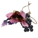 Wedding Groom Bride Bridesmaid Boutonniere Corsage Flower Wrist Flower Brooch Pin Ribbon Charms