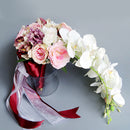 Elegant Waterfall Bouquet Flower Arrangement Bridal Bridesmaid Wedding Supplies 1