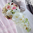 Elegant Waterfall Bouquet Flower Arrangement Bridal Bridesmaid Wedding Supplies 1
