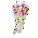 Elegant Waterfall Bouquet Flower Arrangement Bridal Bridesmaid Wedding Supplies 2