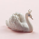 2 Pieces White Resin Swan Table Number Name Cards Holder for Wedding Party Decor