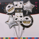 5 pieces/set Congrats Grad Foil Balloons for Graduation Bouquet Decoration