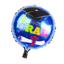 Blue Starry Congrats Grad Foil Balloon Congratulation Graduation Bouquet Party Decor Gift