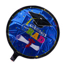Blue Starry Congrats Grad Foil Balloon Congratulation Graduation Bouquet Party Decor Gift