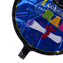 Blue Starry Congrats Grad Foil Balloon Congratulation Graduation Bouquet Party Decor Gift