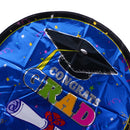 Blue Starry Congrats Grad Foil Balloon Congratulation Graduation Bouquet Party Decor Gift
