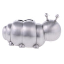 Vintage Alloy Metal Caterpillar Money Box Piggy Bank Coin Penny Saving Pot