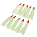 Pieces of 5 Halloween Party Glow in the Dark Witch Red Claw Tips Finger Nails