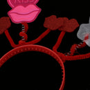 Kiss Lip Heart Headband Women Girls Hen Night Party Fancy Dress Accessory