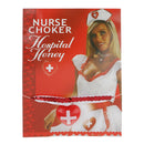 Nurses Choker Heart Necklace Jewelry Fancy Dress Hospital Women Halloween Cosplay Costume Doctor Accessories