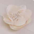 Wedding Satin Flower Guest Book Guest Register Comment Book Pen & Holder